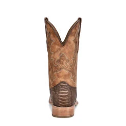 CORRAL BOOTS Men's Ostrich Leg Embroidery Wide Square Toe A4289 -Western Fashion Shoes A4289 boot 13