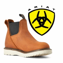 ARIAT Women's Rebar Wedge Chelsea Waterproof Work Boot 10042481