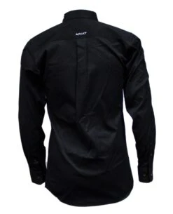 ARIAT Men's Team Logo Twill Fitted Shirt 10034231 -Western Fashion Shoes Ariat BLK 03