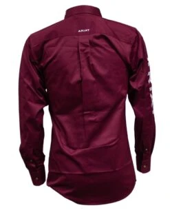 ARIAT Men's Team Logo Twill Fitted LS Shirt 10034233 16 ARIAT Men's Team Logo Twill Fitted LS Shirt 10034233 -Western Fashion Shoes Ariat BRG 03