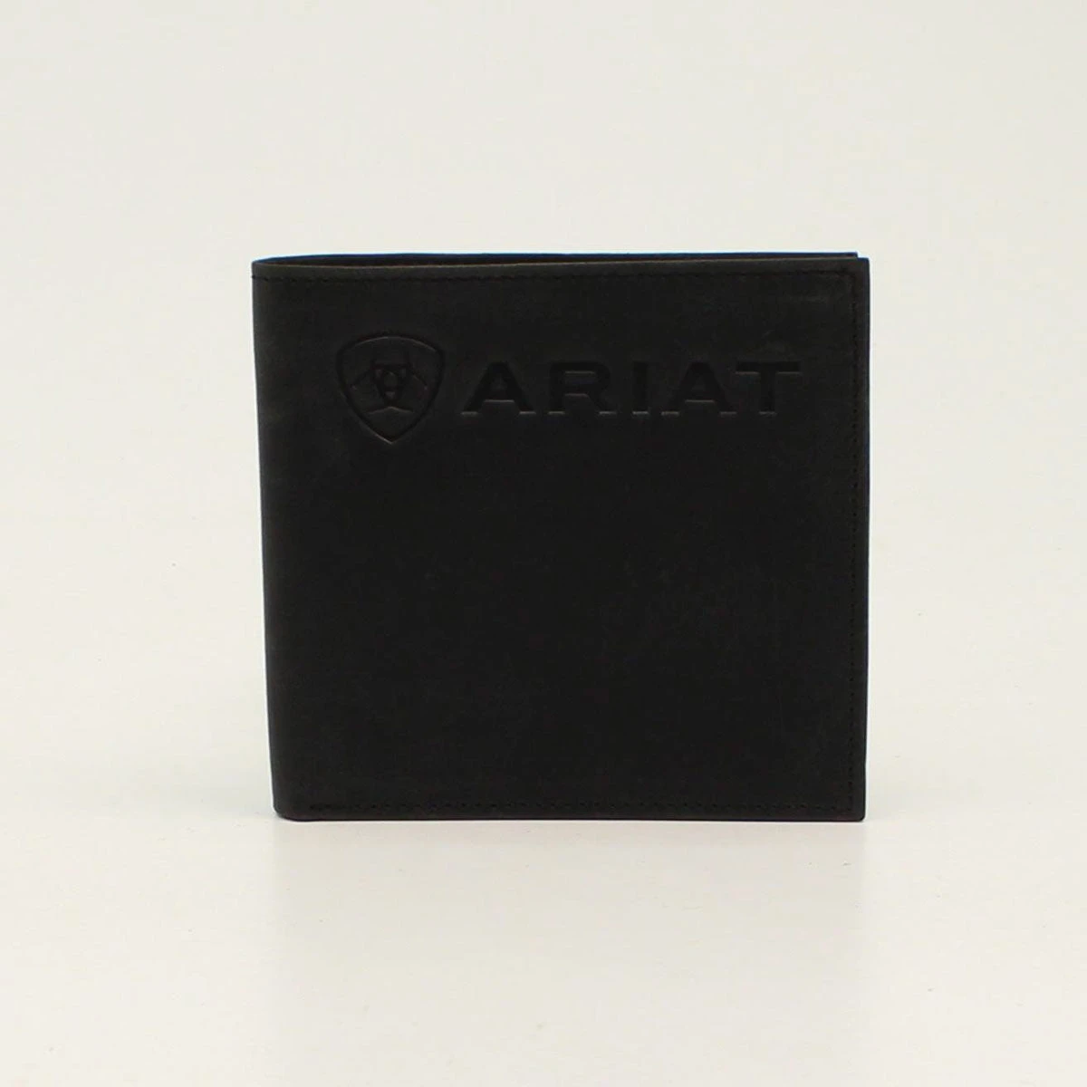 ARIAT Men's Bi-Fold Wallet Embossed Logo A3546001 1 ARIAT Men's Bi-Fold Wallet Embossed Logo A3546001