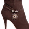 Women's Berry All Metal Boot Chain BA328