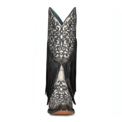 CORRAL BOOTS Women's Lamb Overlay & Embroidery C3877 -Western Fashion Shoes C3877 2