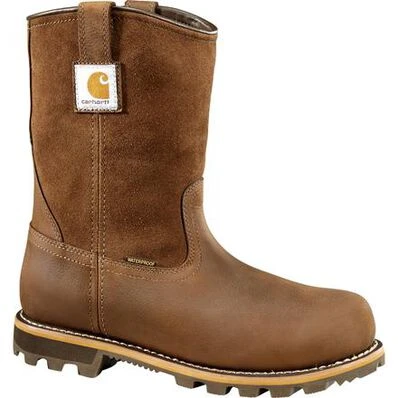 CARHARTT Men's Pull On Boot 10 Inch Waterproof CMP1453 2 CARHARTT Men's Pull On Boot 10 Inch Waterproof CMP1453 - Image 2