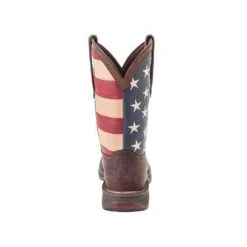 DURANGO Men's Rebel Patriotic Pull-On Western Flag Boot DB5554 -Western Fashion Shoes DB5554 back