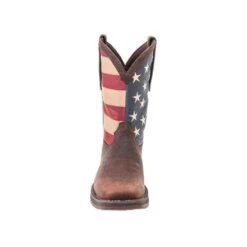 DURANGO Men's Rebel Patriotic Pull-On Western Flag Boot DB5554 -Western Fashion Shoes DB5554 front