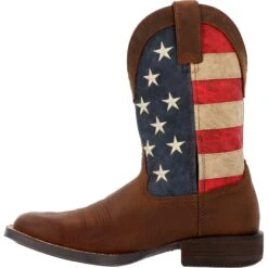 DURANGO Men's Saddlebrook Union Flag Western Boot DDB0446 -Western Fashion Shoes DDB0446 instep profile