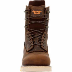 GEORGIA BOOT Men's Georgia Boot AMP LT Wedge 8 Inch Waterproof Work Boot GB00593 -Western Fashion Shoes GB00593 front