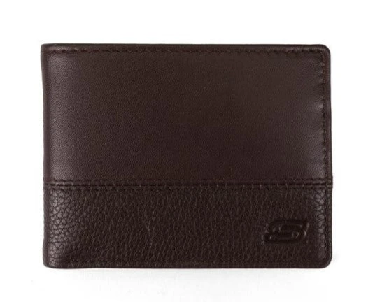 SKECHERS Smooth Pebble Slimfold Wallet N30007 4 SKECHERS Smooth Pebble Slimfold Wallet N30007 - Image 4