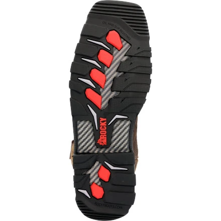 ROCKY Men's Carbon 6 Inch Carbon Toe Waterproof Pull-On Western Boot RKW0376 8 ROCKY Men's Carbon 6 Inch Carbon Toe Waterproof Pull-On Western Boot RKW0376 - Image 8