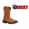 ROCKY Men's Rams Horn Waterproof Pull-On Work Boot RKW0395