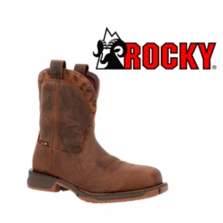ROCKY Men's Rosemary Women's 8 Inch Waterproof Comosite Toe Western Boot RKW0401