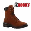 ROCKY Men's Rams Horn 9 Inch Composite Toe Western Boot RKW0407
