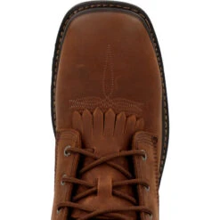 ROCKY Men's Rams Horn 9 Inch Composite Toe Western Boot RKW0407 -Western Fashion Shoes RKW0407 birdseye